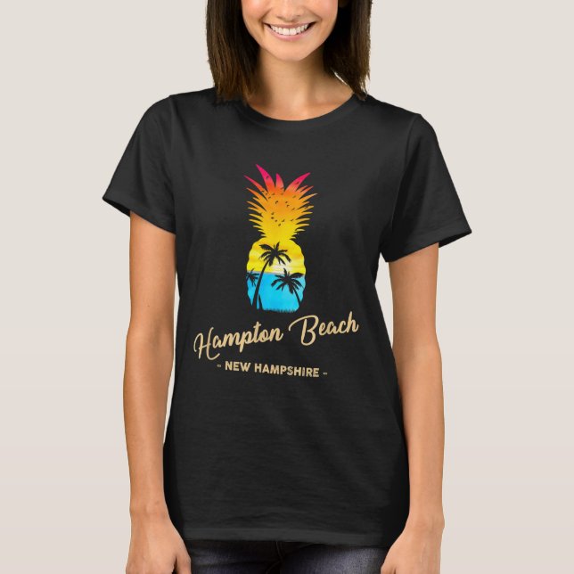 Hampton Beach Souvenir Ne - New Hampshire Men Wome T-Shirt (Vorderseite)