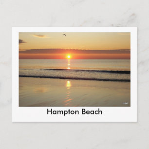 Hampton Beach Sunrise Postcard Postkarte