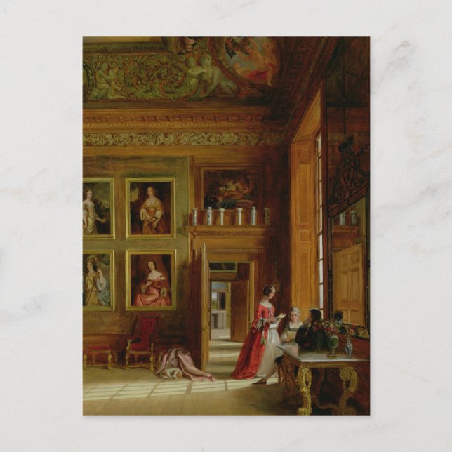 Hampton Court, 1849 Postkarte (Vorderseite)