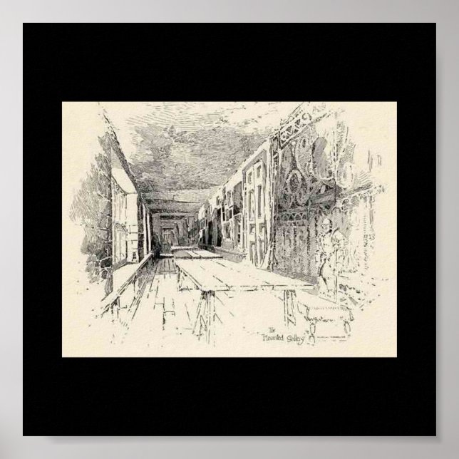 Hampton Court Leinwand Poster (Vorne)