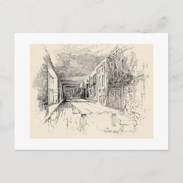 Hampton Court Postkarte (Vorderseite)