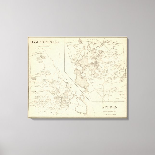 Hampton Falls, Auburn Leinwanddruck (Vorderseite)