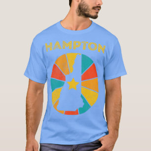 Hampton New Hampshire Vintag Distressed Souvenir T-Shirt