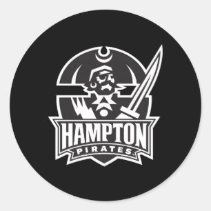 Hampton Pirates Icon Royal Blue Runder Aufkleber