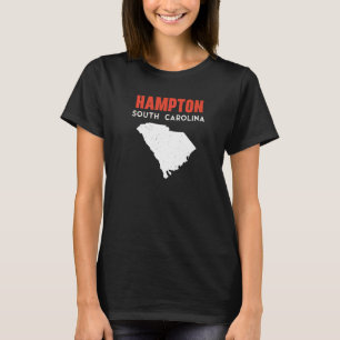 Hampton South Carolina USA Staat America Travel T-Shirt
