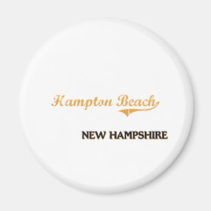 Hampton-Strand-New Hampshire-Klassiker Magnet