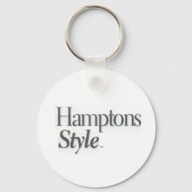 Hampton Style White Key Chain Schlüsselanhänger (Vorderseite)