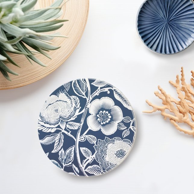 Hamptons Blue White Getränkeuntersetzer (Von Creator hochgeladen)