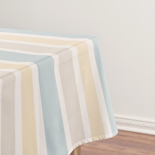 Hamptons Coastal Stripe Tablecloth Tischdecke (Beispiel)