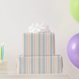 Hamptons Küstenstreifen Geschenkpapier