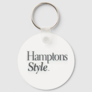 Hamptons Style White Key Chain Schlüsselanhänger