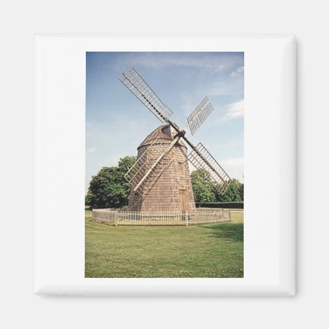 Hamptons Windmühle-Magnet Magnet (Vorne)