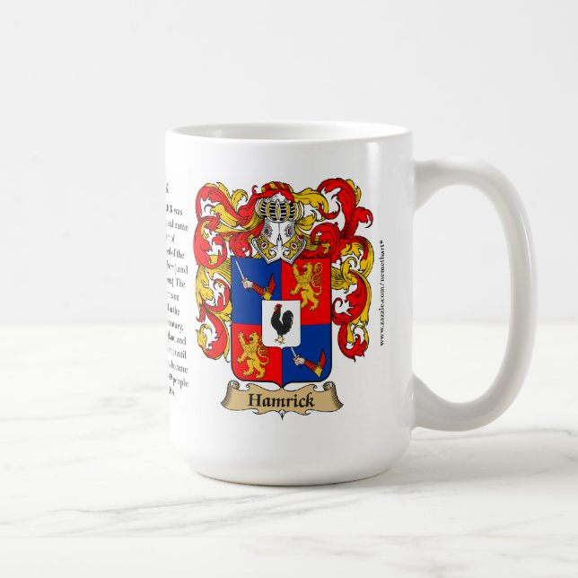 Hamrick, der Ursprung, die Bedeutung und das Kaffeetasse (Rechts)