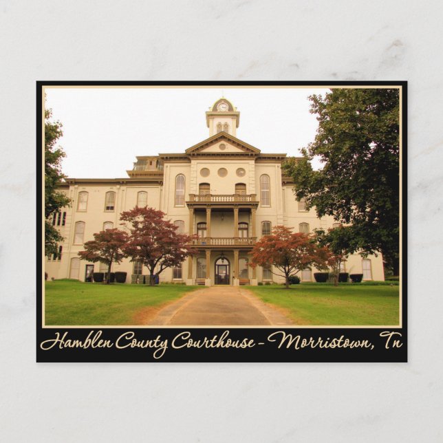 Hamristown Landkreis Courthouse, TN Postkarte (Vorderseite)