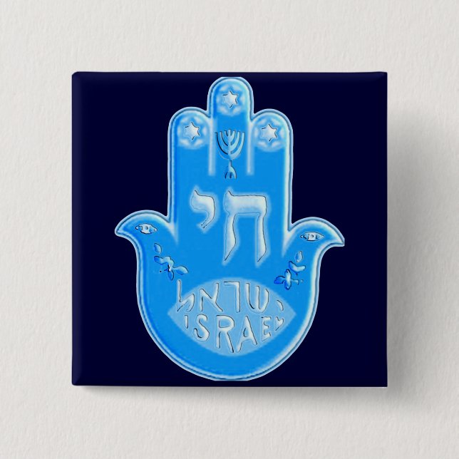 Hamsa Button (Vorderseite)