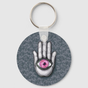 Hamsa Button Schlüsselanhänger