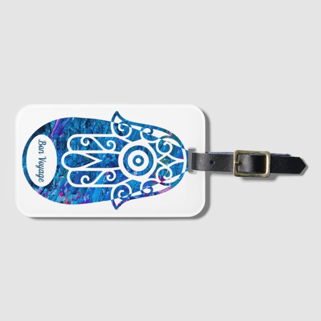 Hamsa Gepäckanhänger (Vorderseite (Horizontal))