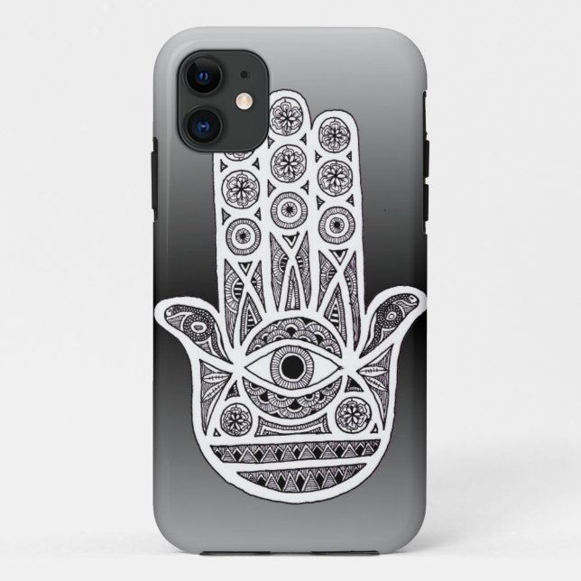 Hamsa Hand Case-Mate iPhone Hülle (Rückseite)