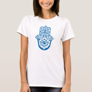 Hamsa - Hand der Fatima - Schutz Symbol - Amulett T-Shirt