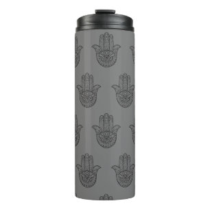 Hamsa Hand der Fatima Thermosbecher