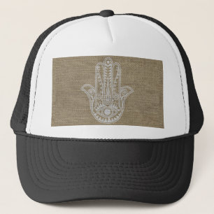 HAMSA Hand des Fatima-Symbolamuletts Truckerkappe