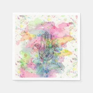 HAMSA Hand des Fatima-Symbols Serviette