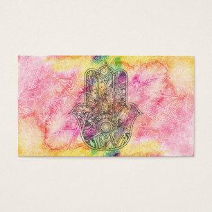 HAMSA Hand Fatima Symbol amulet Henna floral