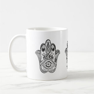 Hamsa Hand gezeichnet Kaffeetasse