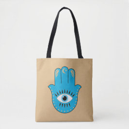 Hamsa Hand griechisches Evil Eye Blue