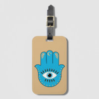 Hamsa Hand griechisches Evil Eye Blue