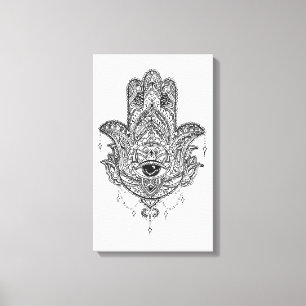 Hamsa Hand Leinwanddruck