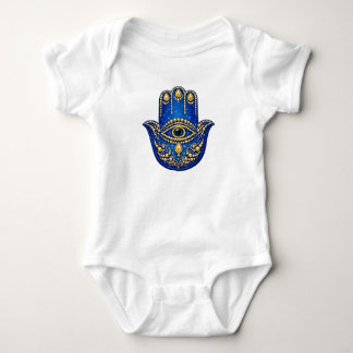 Hamsa Hand Protective Amulet Baby  Strampler