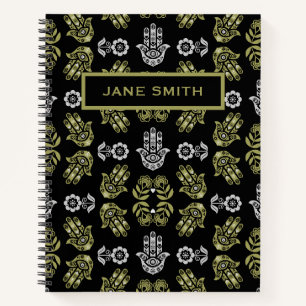 Hamsa-Hand-Schutz-Kunst Notizbuch