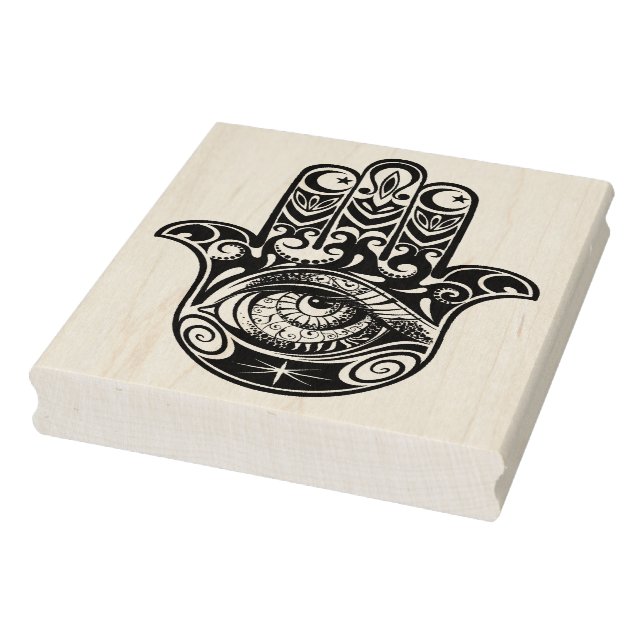 Hamsa Hand Zendoodle Gummistempel (Stempel)