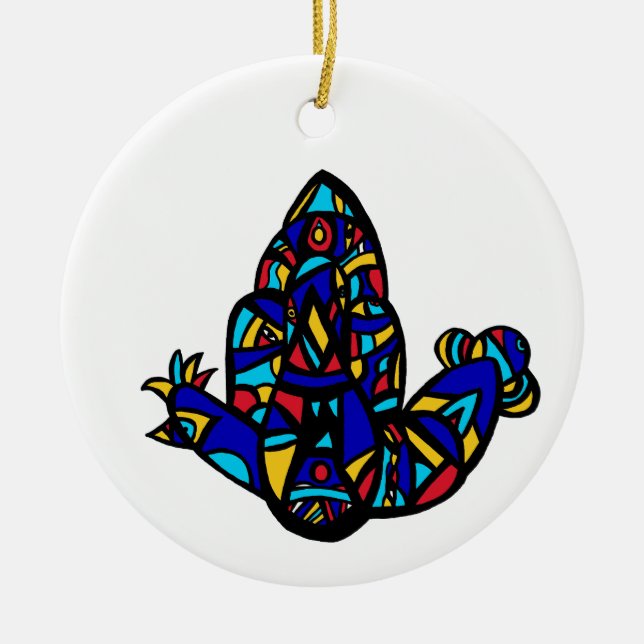 Hamsa Ji - Keramik Ornament (Vorne)