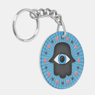 Hamsa khamsa Auge in der Hand der Göttin Schlüsselanhänger
