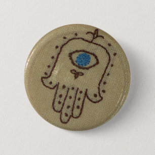 Hamsa Knopf Button