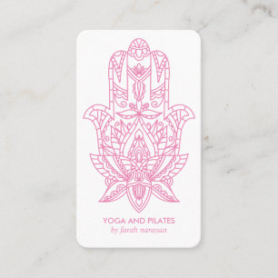 Hamsa  PINK Wellness Wellness-Center Massage Yoga  Visitenkarte