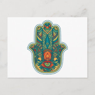 Hamsa Postkarte