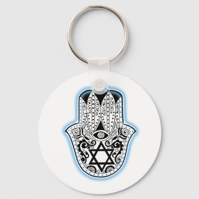 Hamsa Schlüsselanhänger (Vorderseite)
