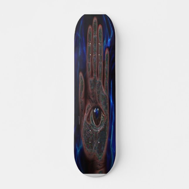 Hamsa (Schutz vor dem bösen Blick) Skateboard (Vorne)