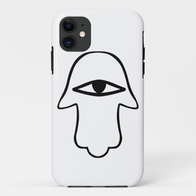 Hamsa-Symbol Case-Mate iPhone Hülle (Rückseite)