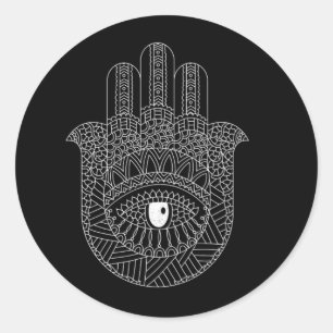 Hamsa Symbol Islam Islam Islam Islam Islam Allah K Runder Aufkleber