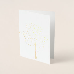 Hamsa Tree of Life Jüdische Geschenkkarte Folienkarte