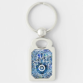 Hamsa Wirbel Schlüsselanhänger