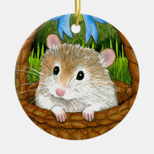 Hamster 14 keramikornament (Vorne)