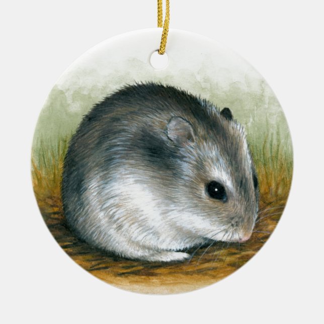 Hamster 25 keramik ornament (Vorne)