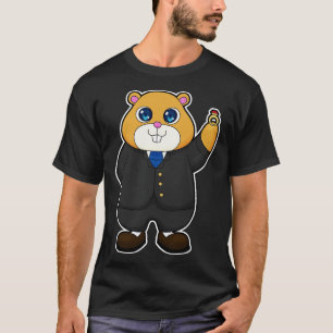 Hamster als Bräutigam mit Ehering T-Shirt