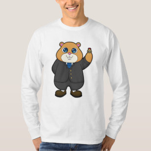 Hamster als Groom mit Ehering T-Shirt