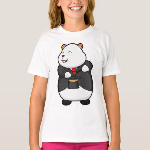 Hamster als Magier mit Zauberstab & Hut T-Shirt